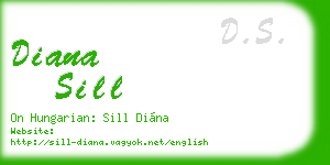 diana sill business card